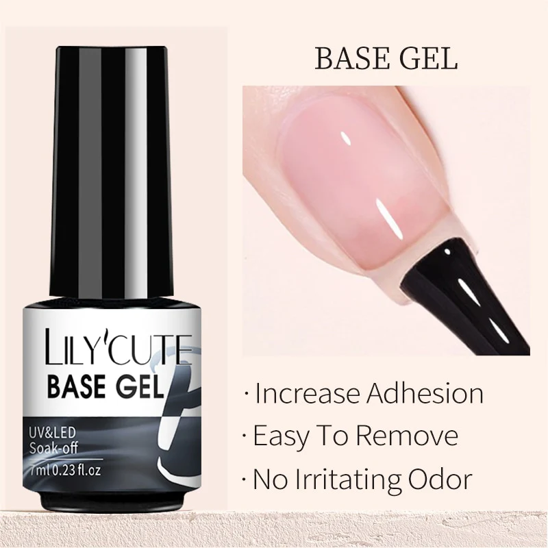 LILYCUTE 7ml Glitter Sequins Nail Gel Polish Gel Rose Gold Semi Permanent Hybrid Nail Art DIY Design Varnish - Image 58