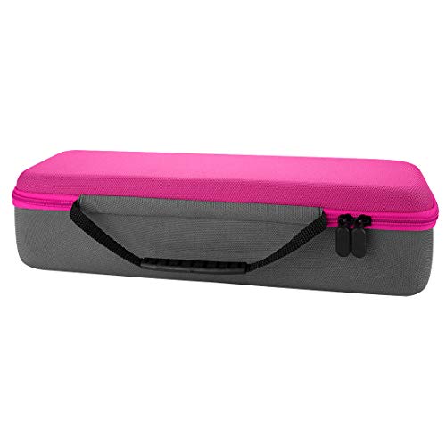 Linkidea Hard Travel Case for Revlon Hair Dryer Brush, Hot Tools One-Step Hair Dryer and Volumizer Styler, Hot Air Brush Carrying Case Box (Rose Red) - Image 8