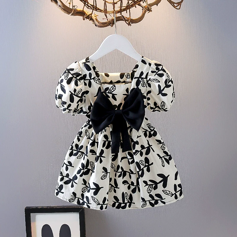 Little Girl Princess Floral-Print Dress - Image 11