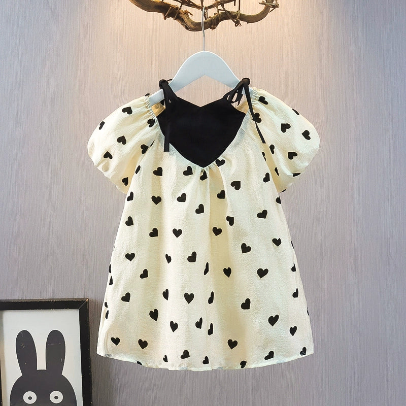 Little Girl Princess Floral-Print Dress - Image 12