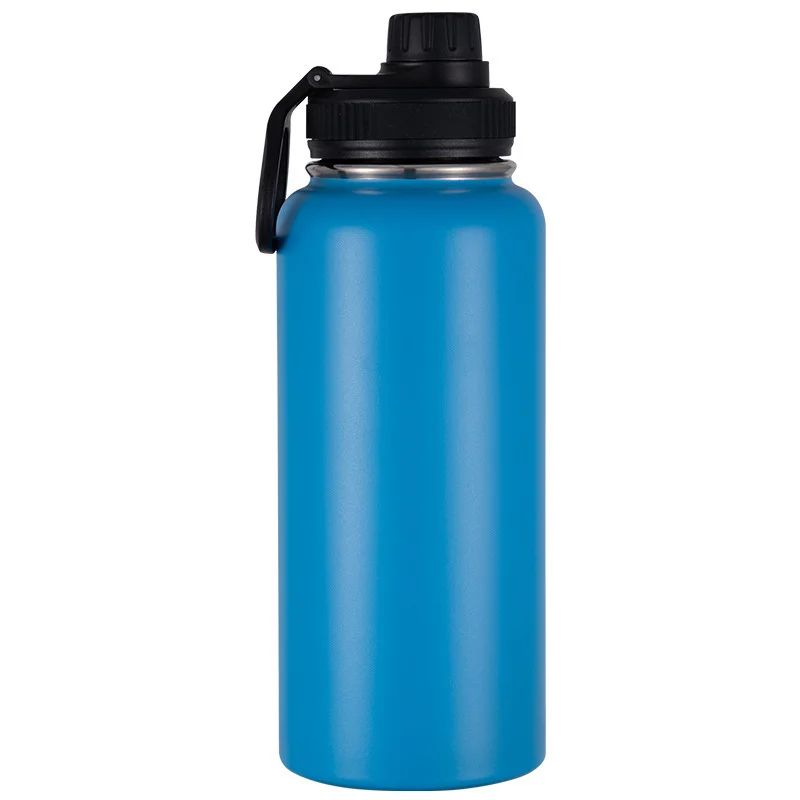 LOGO stainless steel insulated cup portable vacuum sports kettle outdoor large capacity hiking kettle space kettle insulated cup - Image 6