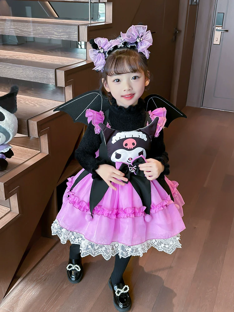 Lolita Christmas Girls Autumn and Winter Velvet Skirt - Image 4