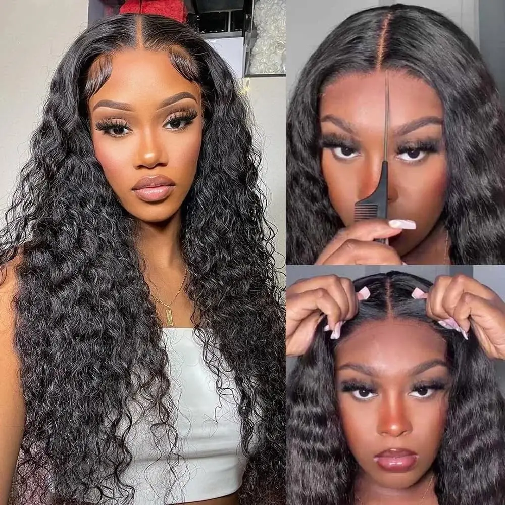 Loose Deep Wave Human Hair Wigs For Women Human Hair Glueless Wig Human Hair Ready To Wear Pre Plucked Brazilian Raw Human Hair - Image 4