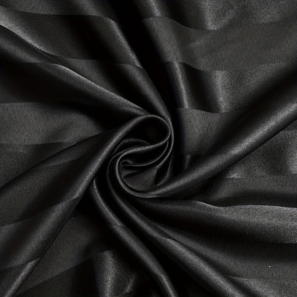Luxurious Striped Woven Fitted Sheet - Soft, Breathable & Easy-Care Design for Superior Comfort and Healthy Sleep - Image 10