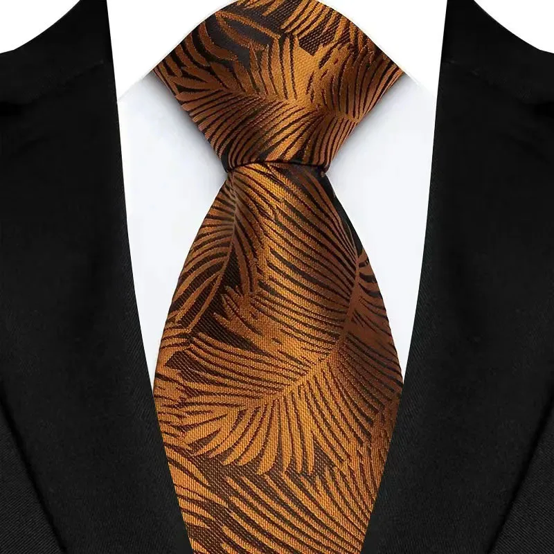 Luxury 8CM Mens Necktie Floral Paisley Classic Ties For Man Groom Jacquard Woven Neck Tie Business Wedding Party - Image 19