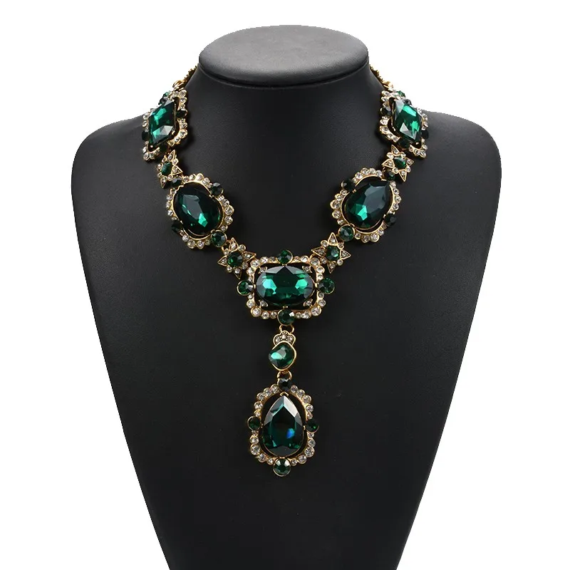 Luxury Austrian Crystal Glass Choker Necklace Women Jewelry Best Friendship Statement Necklaces Pendants For Bridal Wedding - Image 12