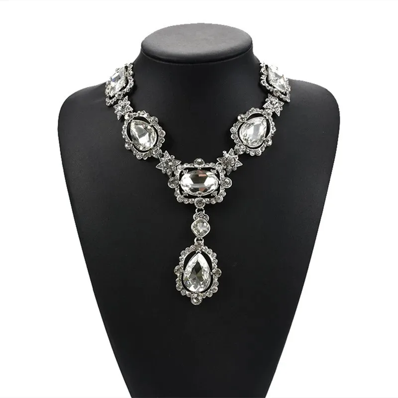 Luxury Austrian Crystal Glass Choker Necklace Women Jewelry Best Friendship Statement Necklaces Pendants For Bridal Wedding - Image 13