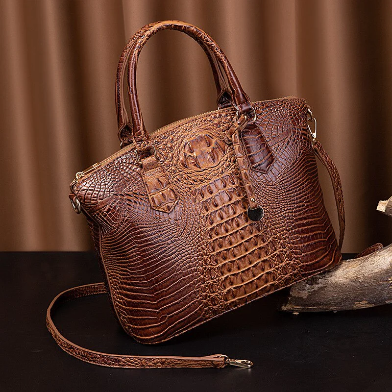 Luxury Crocodile Bag for Women High Quality PU Leather Elegant Female Handbags and Purses Shoulder Messenger Casual Tote 2022 - Image 19