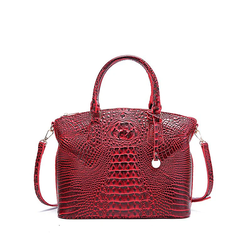 Luxury Crocodile Bag for Women High Quality PU Leather Elegant Female Handbags and Purses Shoulder Messenger Casual Tote 2022 - Image 6