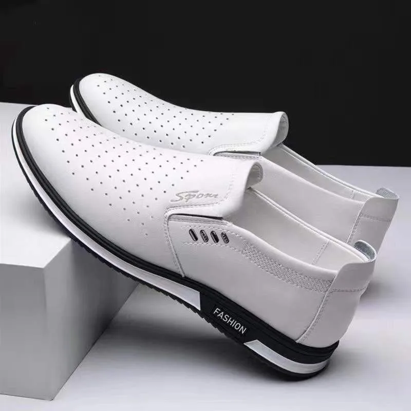 Luxury Men's Leather Shoes Comfortable Loafers Slip on Male Moccasins Non Slip Driving Shoes High Quality Men Shoes Plus Size - Image 9