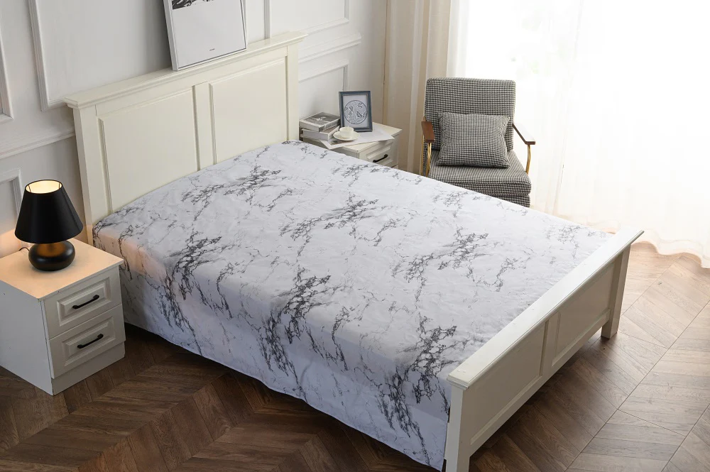 Luxury printed student fitted bed sheet cover home twin bedsheets for home bed - Image 11
