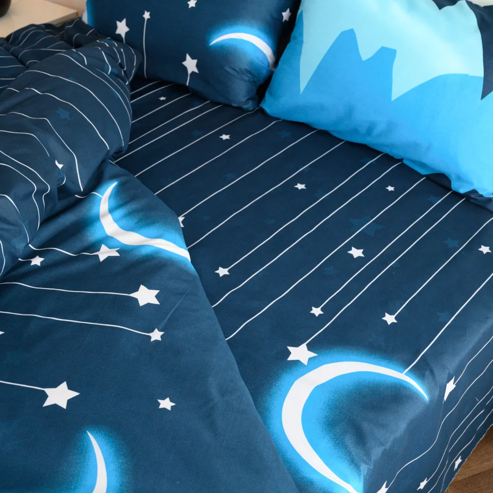 Luxury printed student fitted bed sheet cover home twin bedsheets for home bed - Image 14