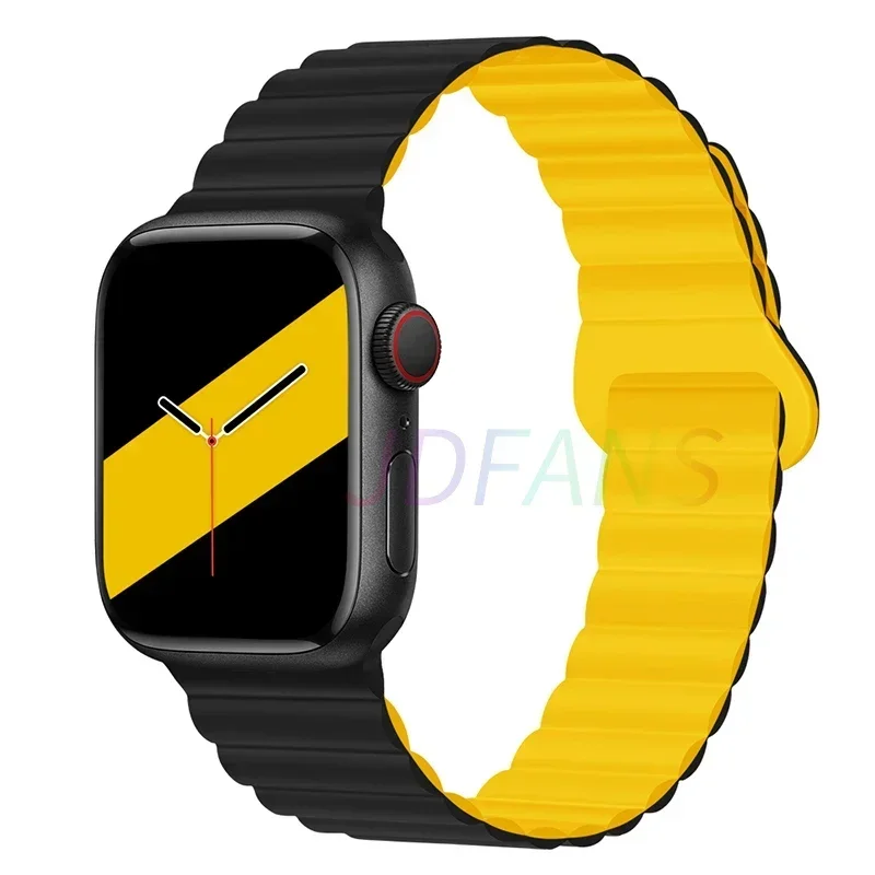 Magnetic Strap For Apple Watch Bands 45mm 38mm 49mm 40mm 42mm 41mm Silicone Sport Bracelet iWatch Series ultra 9 6 5 7 8 se 44mm - Image 15