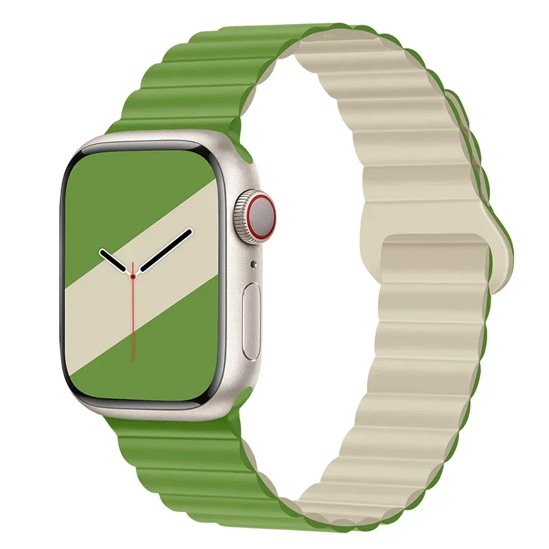 Magnetic Strap For Apple Watch Bands 45mm 38mm 49mm 40mm 42mm 41mm Silicone Sport Bracelet iWatch Series ultra 9 6 5 7 8 se 44mm - Image 32
