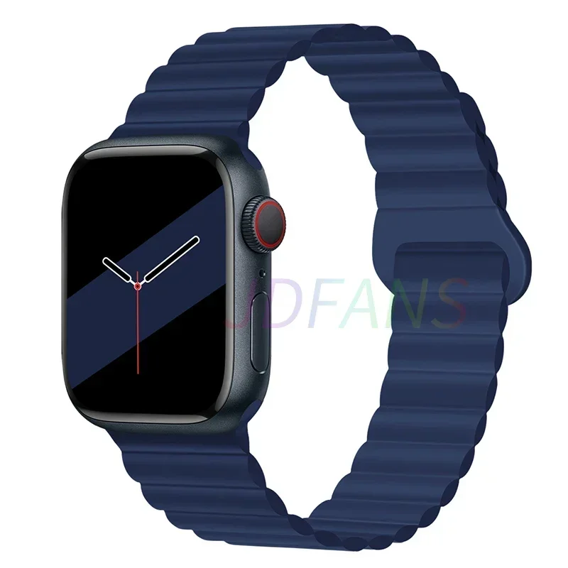 Magnetic Strap For Apple Watch Bands 45mm 38mm 49mm 40mm 42mm 41mm Silicone Sport Bracelet iWatch Series ultra 9 6 5 7 8 se 44mm - Image 53
