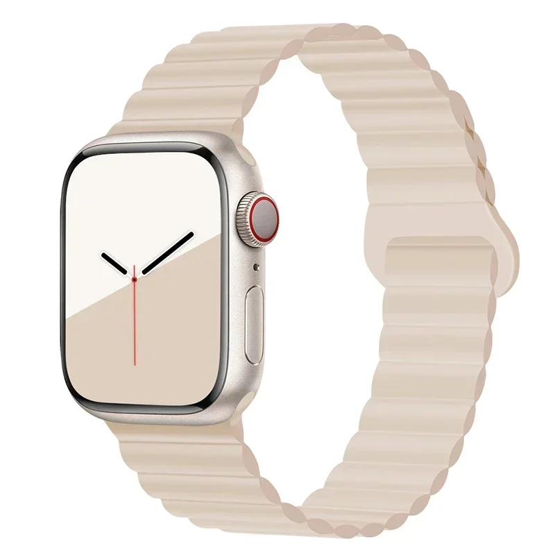 Magnetic Strap For Apple Watch Bands 45mm 38mm 49mm 40mm 42mm 41mm Silicone Sport Bracelet iWatch Series ultra 9 6 5 7 8 se 44mm - Image 12
