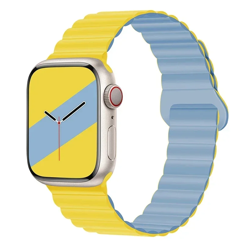 Magnetic Strap For Apple Watch Bands 45mm 38mm 49mm 40mm 42mm 41mm Silicone Sport Bracelet iWatch Series ultra 9 6 5 7 8 se 44mm - Image 17