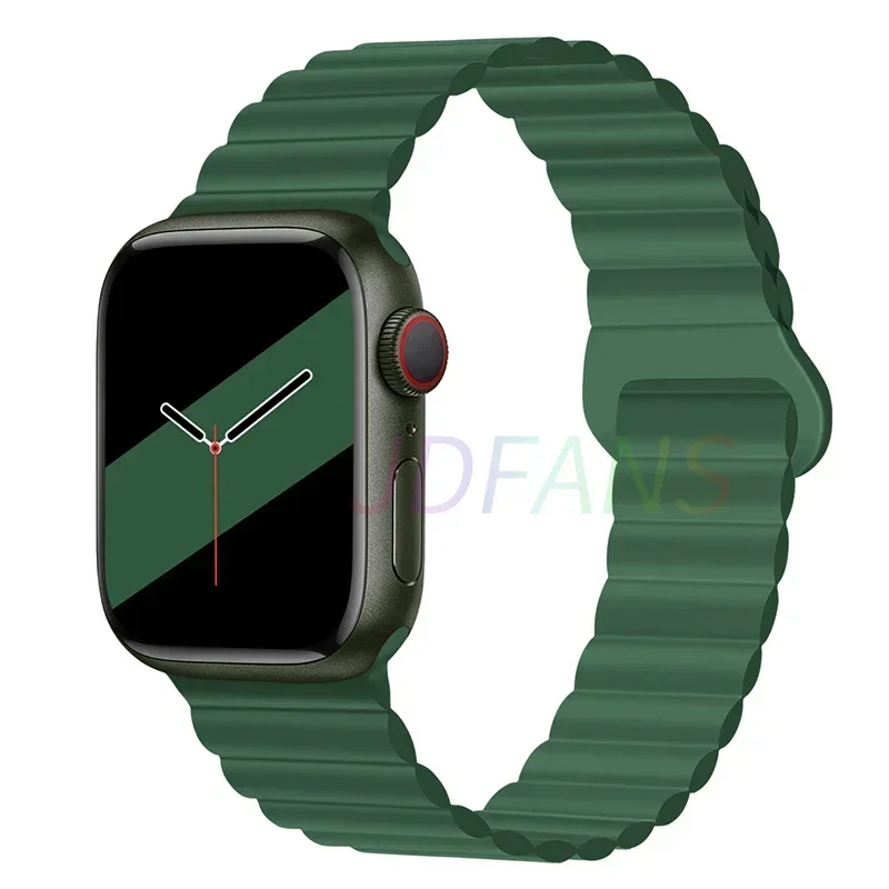 Magnetic Strap For Apple Watch Bands 45mm 38mm 49mm 40mm 42mm 41mm Silicone Sport Bracelet iWatch Series ultra 9 6 5 7 8 se 44mm - Image 18