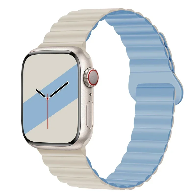 Magnetic Strap For Apple Watch Bands 45mm 38mm 49mm 40mm 42mm 41mm Silicone Sport Bracelet iWatch Series ultra 9 6 5 7 8 se 44mm - Image 20