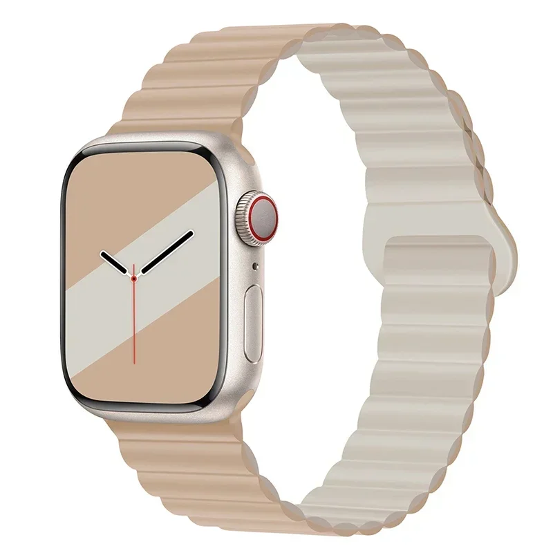Magnetic Strap For Apple Watch Bands 45mm 38mm 49mm 40mm 42mm 41mm Silicone Sport Bracelet iWatch Series ultra 9 6 5 7 8 se 44mm - Image 21
