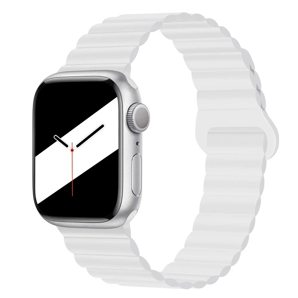 Magnetic Strap For Apple Watch Bands 45mm 38mm 49mm 40mm 42mm 41mm Silicone Sport Bracelet iWatch Series ultra 9 6 5 7 8 se 44mm - Image 24