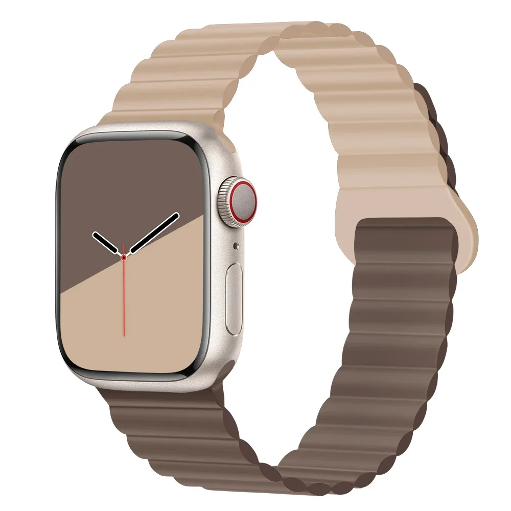 Magnetic Strap For Apple Watch Bands 45mm 38mm 49mm 40mm 42mm 41mm Silicone Sport Bracelet iWatch Series ultra 9 6 5 7 8 se 44mm - Image 26