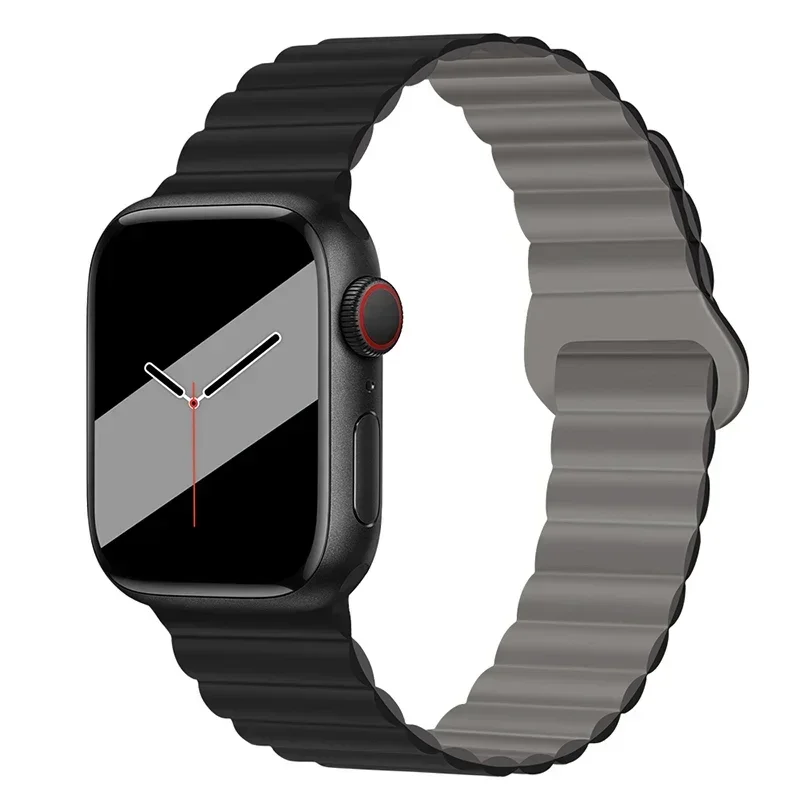 Magnetic Strap For Apple Watch Bands 45mm 38mm 49mm 40mm 42mm 41mm Silicone Sport Bracelet iWatch Series ultra 9 6 5 7 8 se 44mm - Image 28