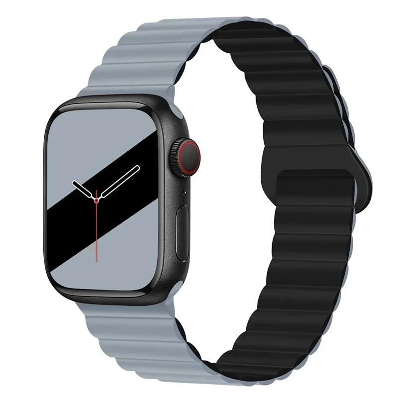 Magnetic Strap For Apple Watch Bands 45mm 38mm 49mm 40mm 42mm 41mm Silicone Sport Bracelet iWatch Series ultra 9 6 5 7 8 se 44mm - Image 37
