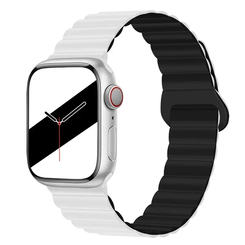 Magnetic Strap For Apple Watch Bands 45mm 38mm 49mm 40mm 42mm 41mm Silicone Sport Bracelet iWatch Series ultra 9 6 5 7 8 se 44mm - Image 39