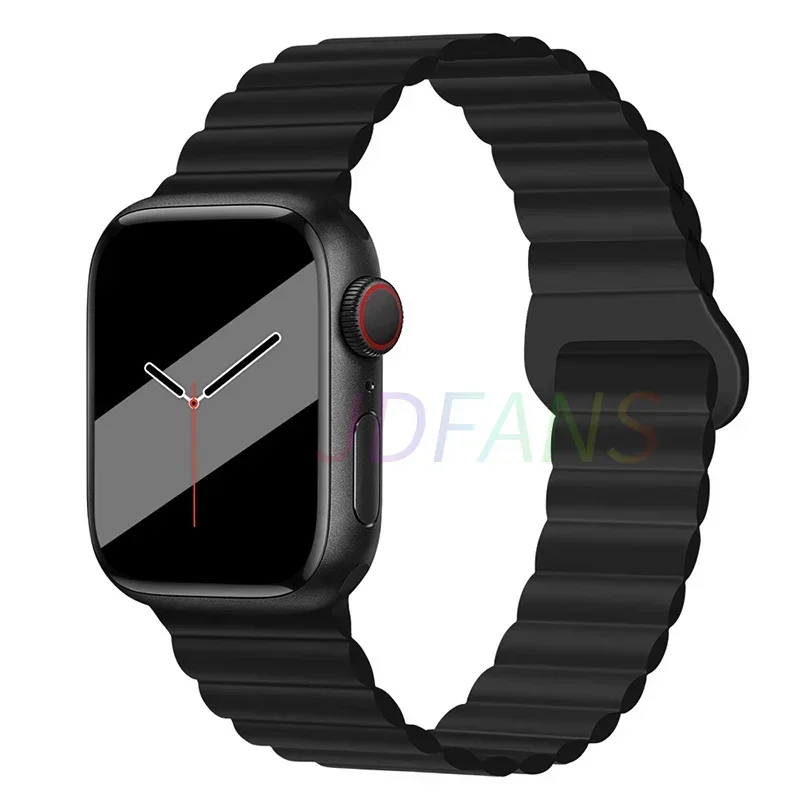 Magnetic Strap For Apple Watch Bands 45mm 38mm 49mm 40mm 42mm 41mm Silicone Sport Bracelet iWatch Series ultra 9 6 5 7 8 se 44mm - Image 40