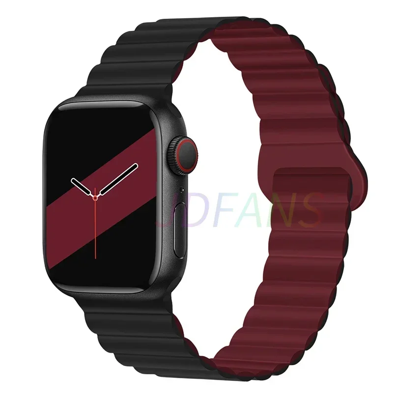 Magnetic Strap For Apple Watch Bands 45mm 38mm 49mm 40mm 42mm 41mm Silicone Sport Bracelet iWatch Series ultra 9 6 5 7 8 se 44mm - Image 42
