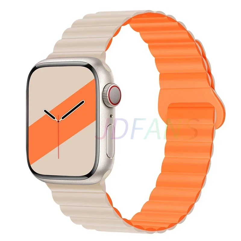 Magnetic Strap For Apple Watch Bands 45mm 38mm 49mm 40mm 42mm 41mm Silicone Sport Bracelet iWatch Series ultra 9 6 5 7 8 se 44mm - Image 48