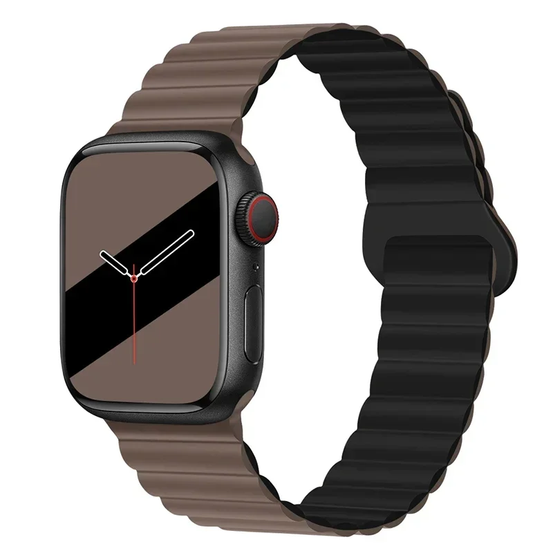 Magnetic Strap For Apple Watch Bands 45mm 38mm 49mm 40mm 42mm 41mm Silicone Sport Bracelet iWatch Series ultra 9 6 5 7 8 se 44mm - Image 50