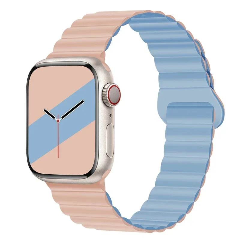Magnetic Strap For Apple Watch Bands 45mm 38mm 49mm 40mm 42mm 41mm Silicone Sport Bracelet iWatch Series ultra 9 6 5 7 8 se 44mm - Image 52