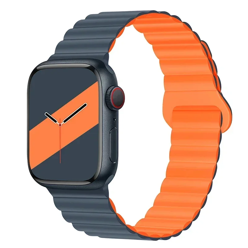 Magnetic Strap For Apple Watch Bands 45mm 38mm 49mm 40mm 42mm 41mm Silicone Sport Bracelet iWatch Series ultra 9 6 5 7 8 se 44mm - Image 9