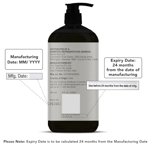 Majestic Pure Fractionated Coconut Oil - Relaxing Massage Oil, Liquid Carrier for Diluting Essential Oils Skin, Lip, Body & Hair Moisturizer Softener 16 fl oz Set of 2 - Image 5