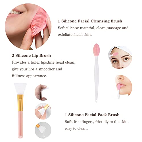 Makeup Brushes 22 Pcs Makeup Kit,Foundation Brush Eyeshadow Brush Make up Brushes Set (Pink, 22 Piece Set) - Image 3
