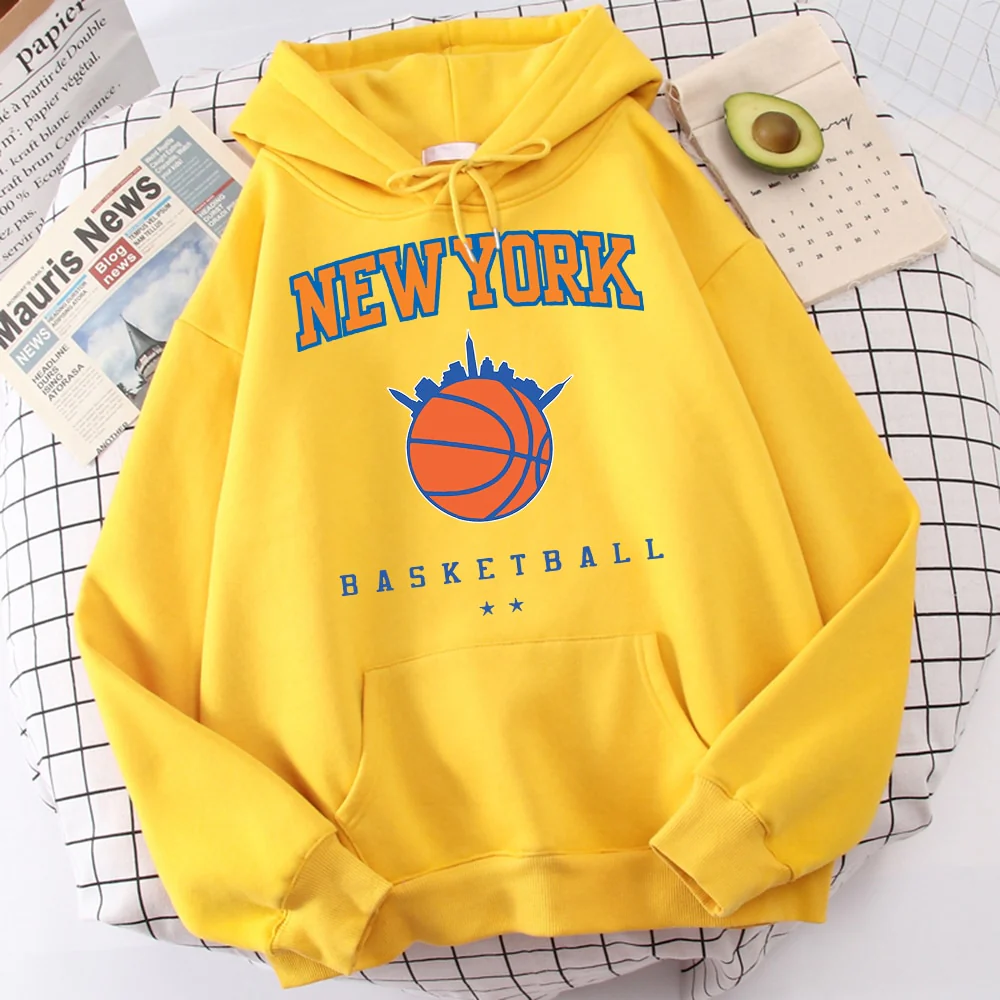 Male Casual Fashion Hoodies Cool Print Hip Hop Sweatshirt New York Basketball Funny Hooded Fleece Men's Soft Harajuku Pullover - Image 7