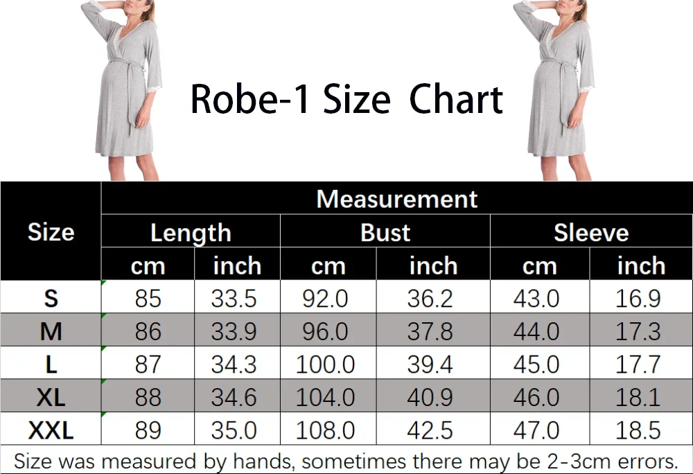 Maternity Robe Pregnant Women Nursing Nightwear Pajama Sleepwear Ropa Mujer Embarazada Premama - Image 6