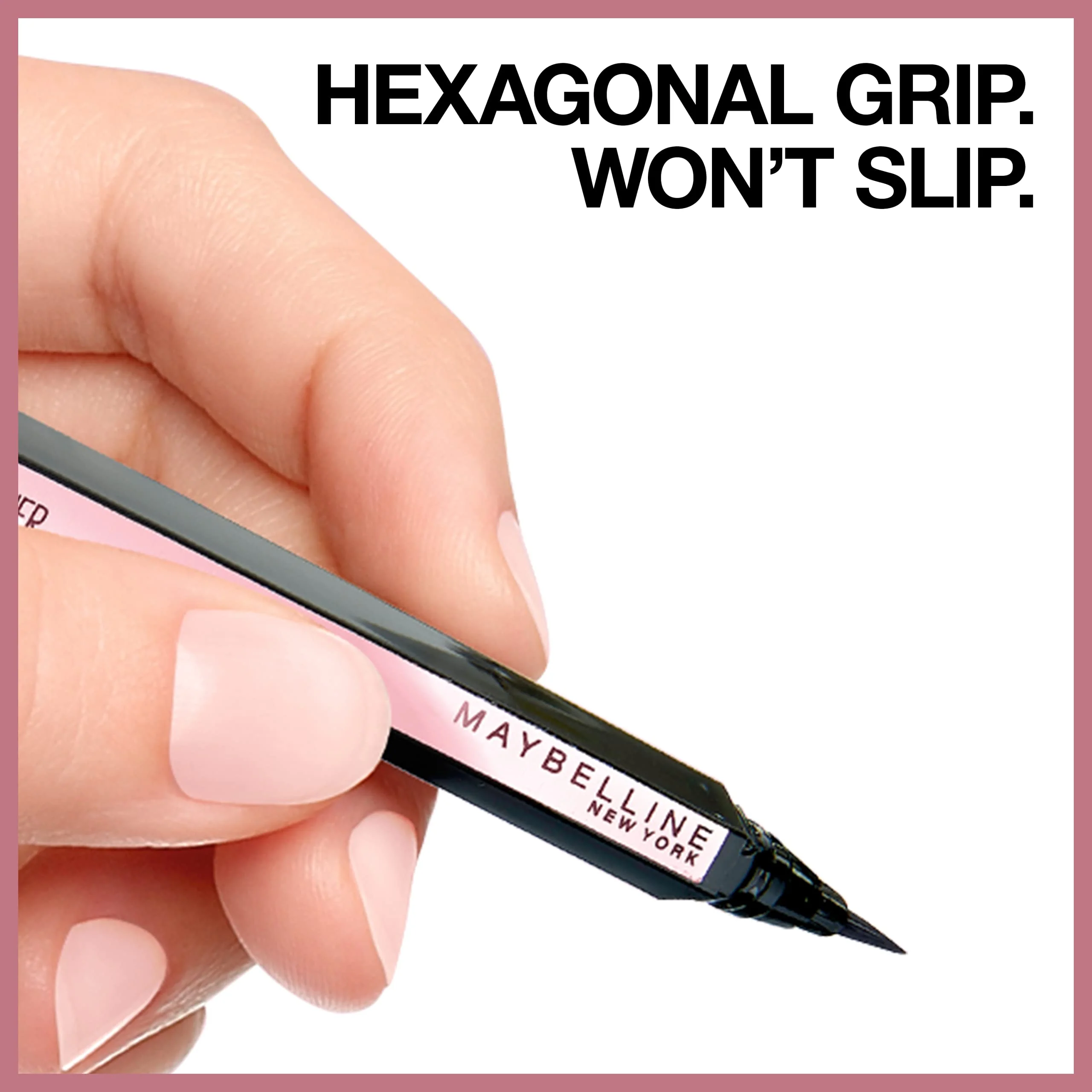 Maybelline Hyper Easy Liquid Pen No-Skip Eyeliner, Satin Finish, Waterproof Formula, Pitch Black, 0.018 Fl Oz - Image 8