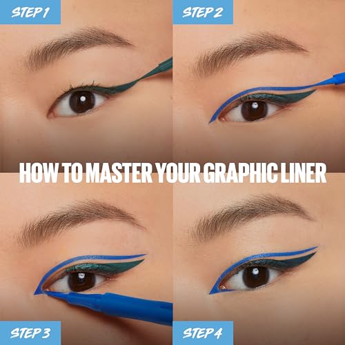 Maybelline New York Eyestudio Master Precise All Day Waterproof Liquid Eyeliner Makeup, Black, 1 Count - Image 5