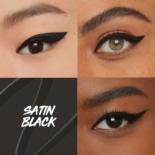 Maybelline New York Eyestudio Master Precise All Day Waterproof Liquid Eyeliner Makeup, Black, 1 Count - Image 8