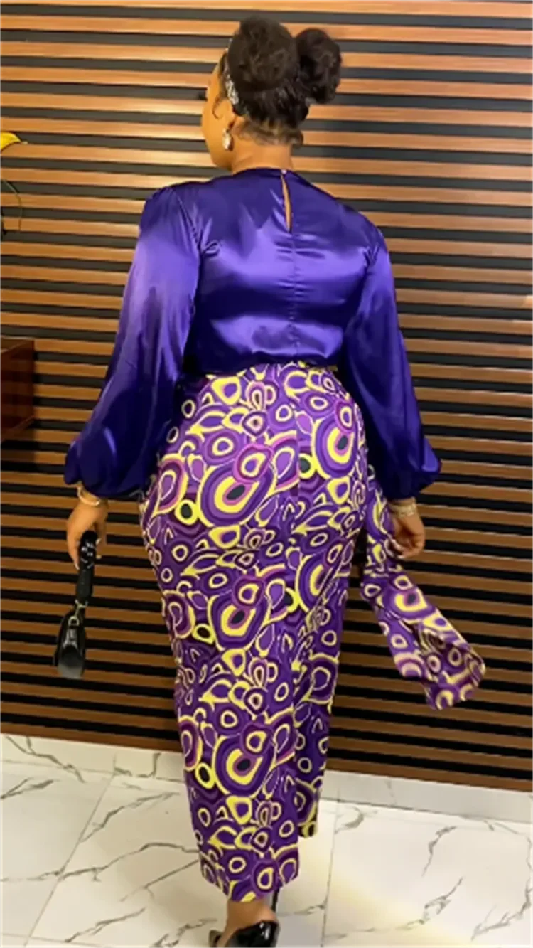 MD Plus Size African Elegant Party Dresses for Women 2023 New Fashion Chiffon Maxi Long Dress Kaftan Muslim Gown Ladies Clothing - Image 6