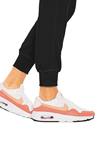 Med Couture Women's Touch CollectionYoga Jogger Jenny Scrub Pant, Black, Medium - Image 4