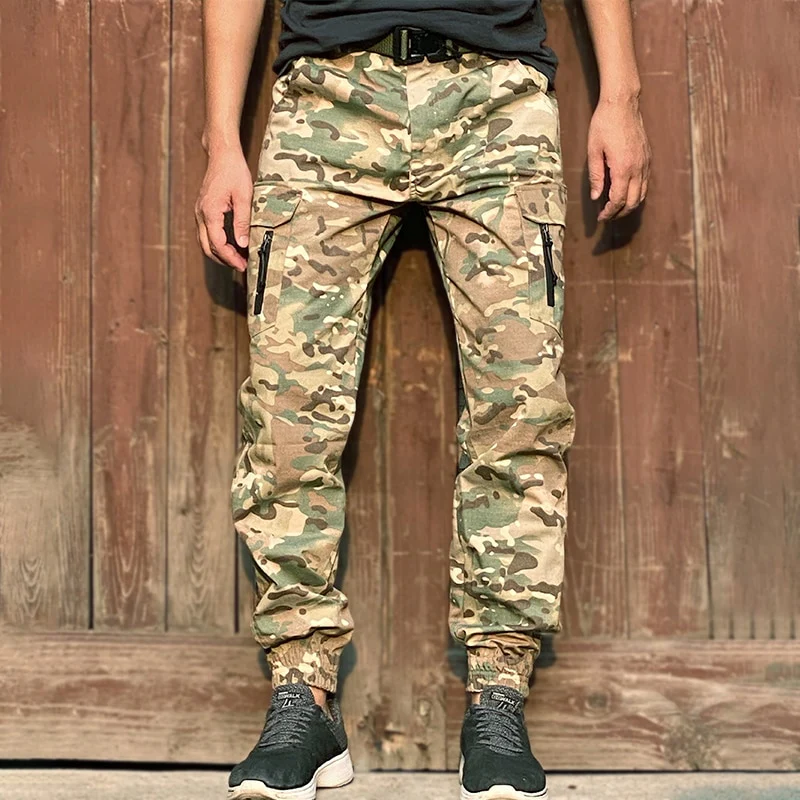 Mege Brand Tactical Jogger Pants Men streetwear US Army Military Camouflage Cargo Pants Work Trousers Urban Casual Pants - Image 6
