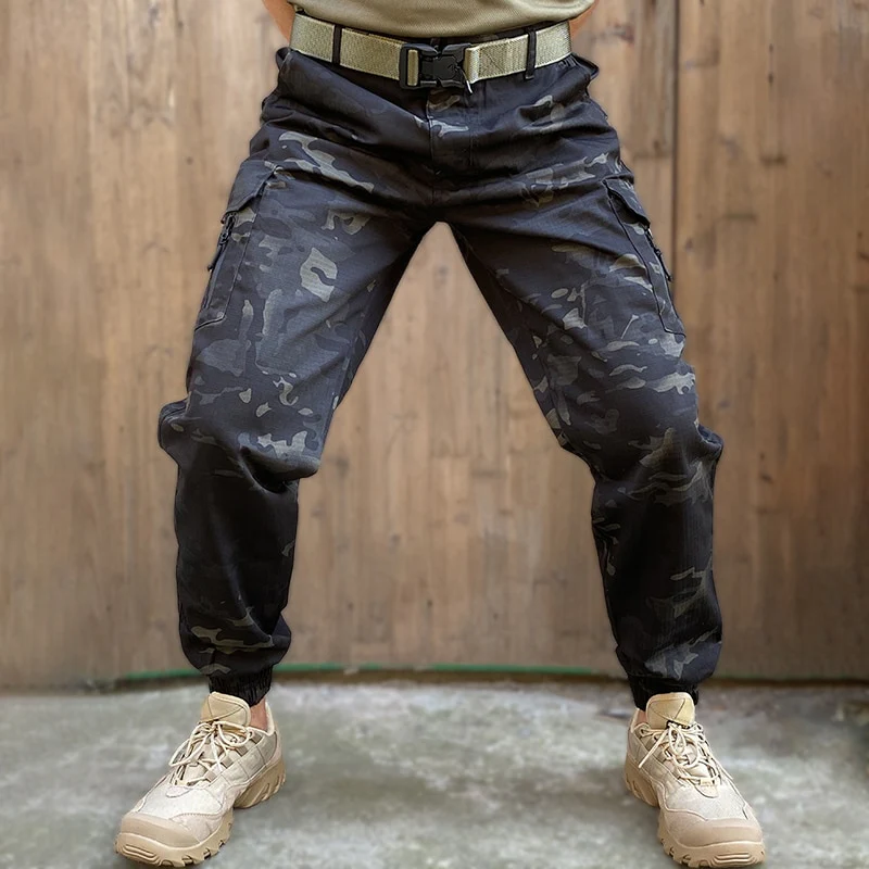 Mege Brand Tactical Jogger Pants Men streetwear US Army Military Camouflage Cargo Pants Work Trousers Urban Casual Pants - Image 7