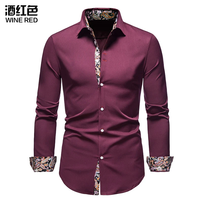 Men's Shirt with Collar White Shirts Man Long Sleeve Men's Shirts 2023 Mens Polo Shirts for Men Famous Brands - Image 2