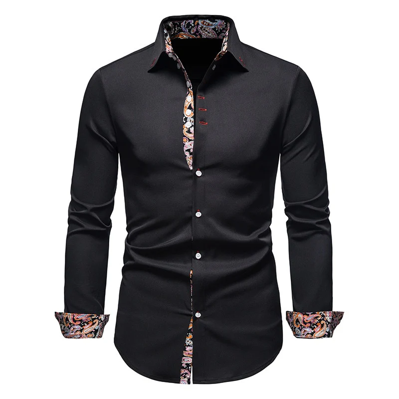 Men's Shirt with Collar White Shirts Man Long Sleeve Men's Shirts 2023 Mens Polo Shirts for Men Famous Brands - Image 6