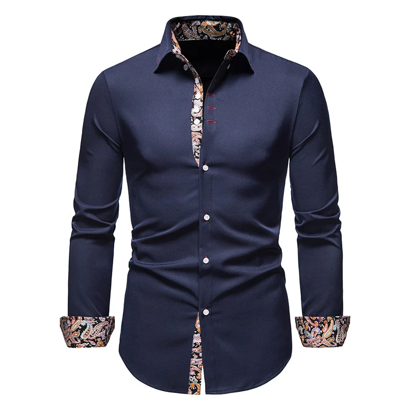 Men's Shirt with Collar White Shirts Man Long Sleeve Men's Shirts 2023 Mens Polo Shirts for Men Famous Brands - Image 8