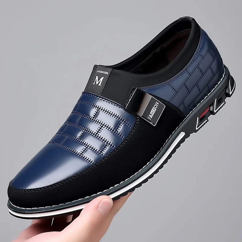 Men Business Shoes Slip on Party Men Shoes Comfortable PU Leather Shoes for Man Wedding Dress Shoes for Male Zapatos Hombre - Image 6